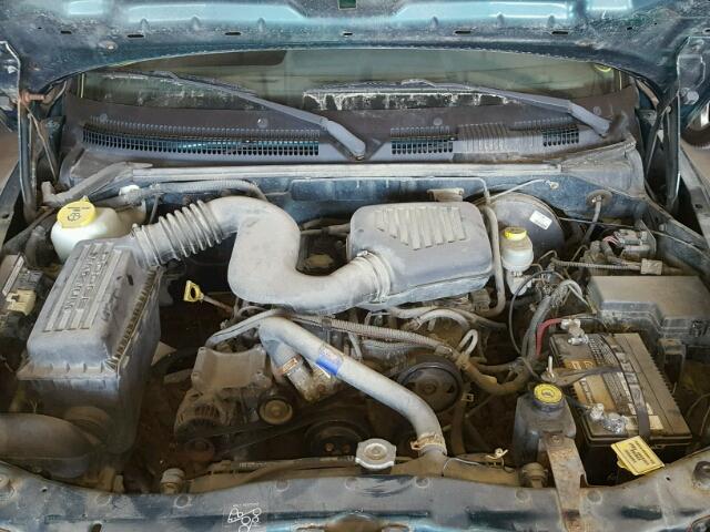 1B7FL26P3WS722609 - 1998 DODGE DAKOTA GREEN photo 7