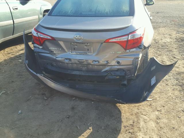 5YFBPRHEXFP253303 - 2015 TOYOTA COROLLA EC 灰色 照片 9