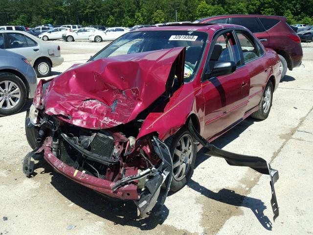 1HGCG56712A097668 - 2002 HONDA ACCORD SE RED photo 2