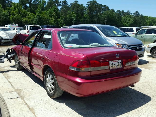 1HGCG56712A097668 - 2002 HONDA ACCORD SE RED photo 3