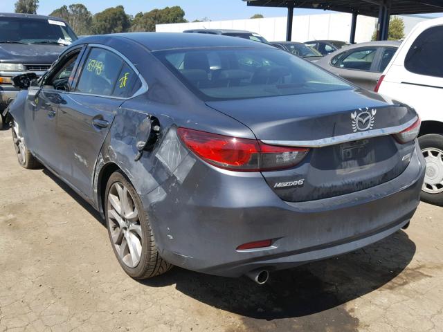 JM1GJ1V65E1158169 - 2014 MAZDA 6 TOURING GRAY photo 3