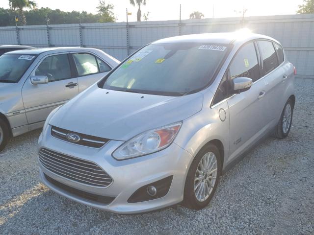 1FADP5CU8DL507571 - 2013 FORD C-MAX PREM SILVER photo 2