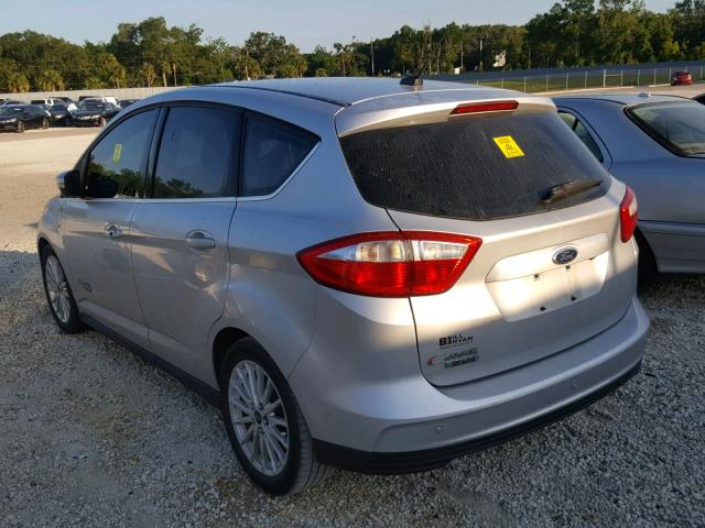 1FADP5CU8DL507571 - 2013 FORD C-MAX PREM SILVER photo 3