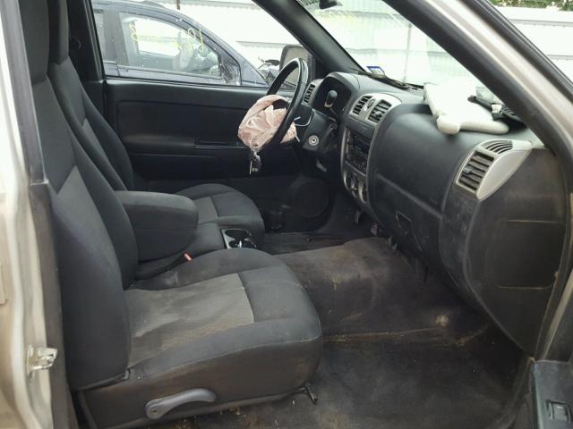 1GCDS43E088188090 - 2008 CHEVROLET COLORADO L TAN photo 5