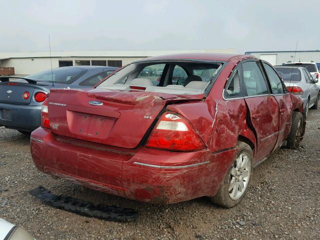 1FAFP24146G148985 - 2006 FORD FIVE HUNDR RED photo 4