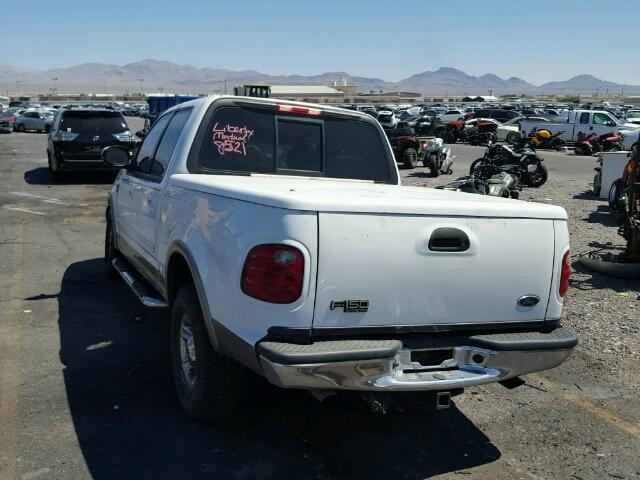 1FTRW07L52KE37778 - 2002 FORD F150 WHITE photo 3