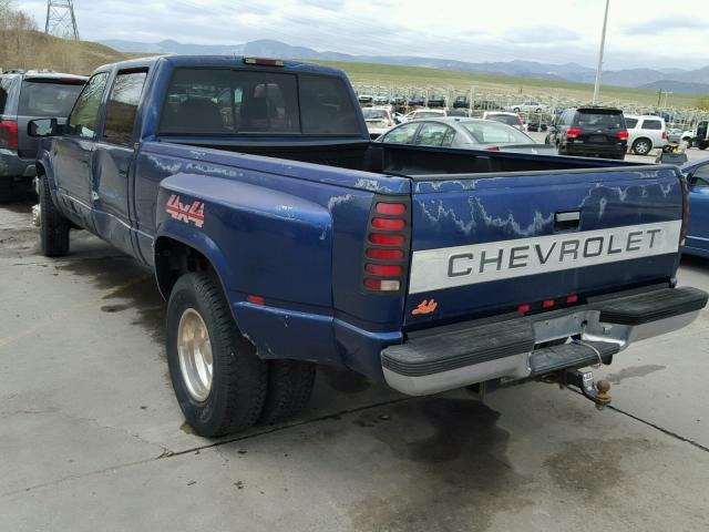 1GCHK33J5TF009149 - 1996 CHEVROLET GMT-400 K3 BLUE photo 3