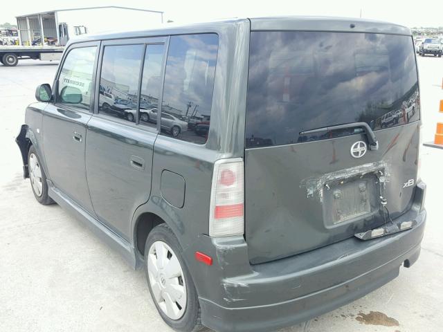 JTLKT324464037821 - 2006 TOYOTA SCION XB GREEN photo 3