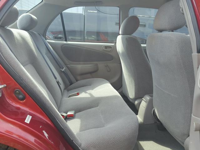 1Y1SK52802Z413694 - 2002 CHEVROLET GEO PRIZM 红色 照片 6