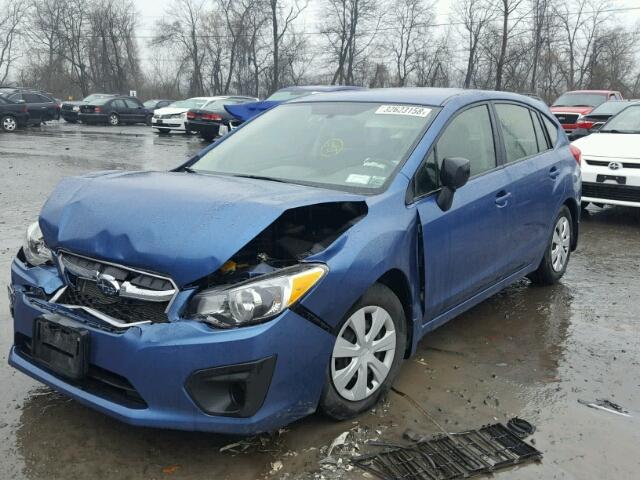 JF1GPAA60E8236200 - 2014 SUBARU IMPREZA BA BLUE photo 2