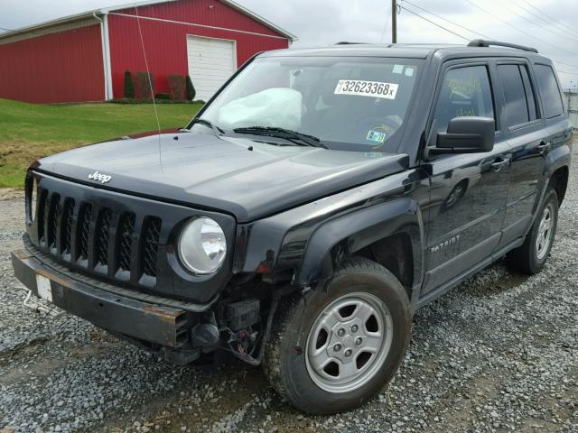 1C4NJPBA3DD109665 - 2013 JEEP PATRIOT SP BLACK photo 2