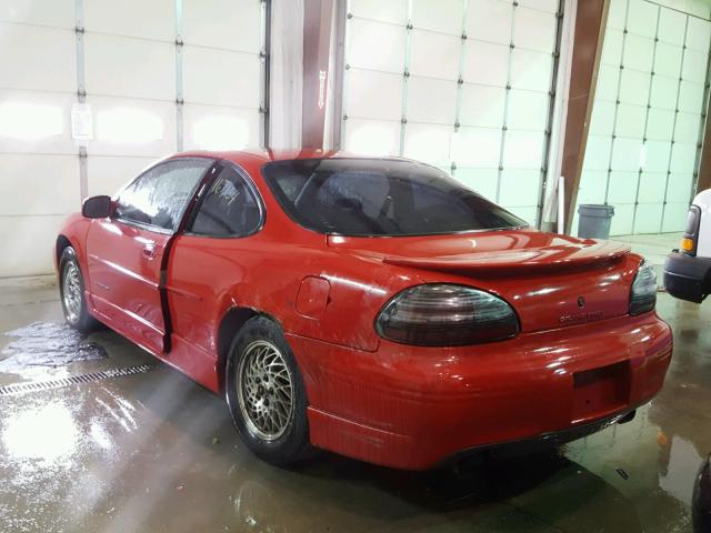 1G2WP12K3XF285198 - 1999 PONTIAC GRAND PRIX RED photo 3