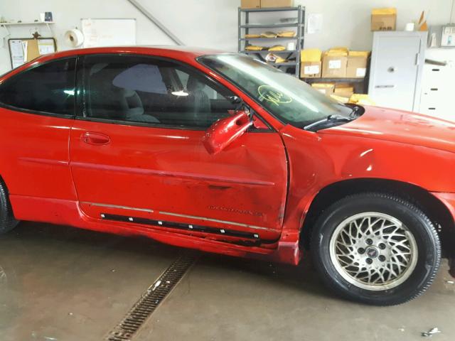 1G2WP12K3XF285198 - 1999 PONTIAC GRAND PRIX RED photo 9
