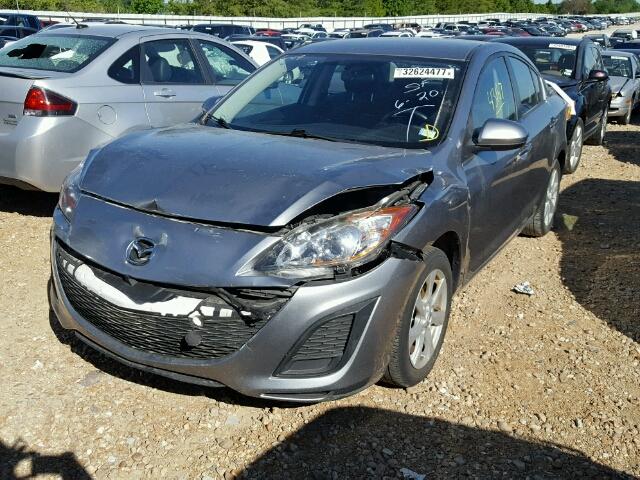 JM1BL1VF1B1901006 - 2011 MAZDA MAZDA3I GRAY photo 2