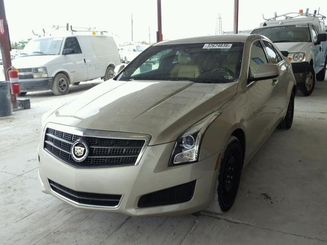 1G6AA5RAXE0115600 - 2014 CADILLAC ATS CREAM photo 2