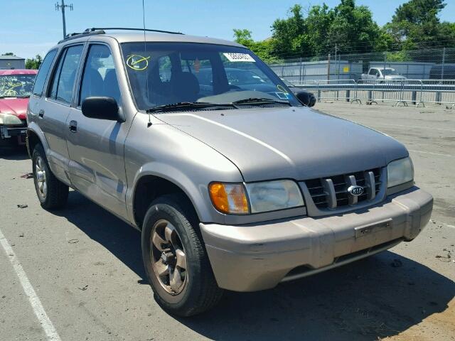 KNDJA723415018913 - 2001 KIA SPORTAGE TAN photo 1