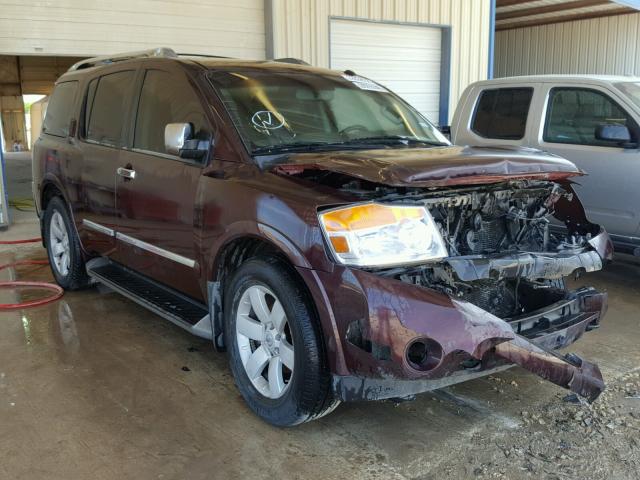 5N1BA0NDXDN612146 - 2013 NISSAN ARMADA SV MAROON photo 1