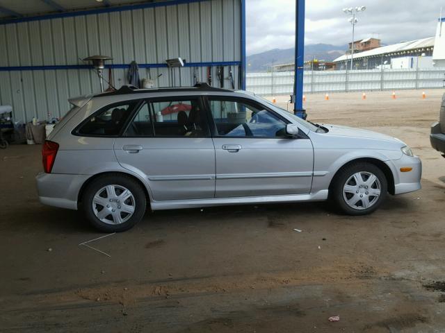 JM1BJ246721474587 - 2002 MAZDA PROTEGE PR SILVER photo 9