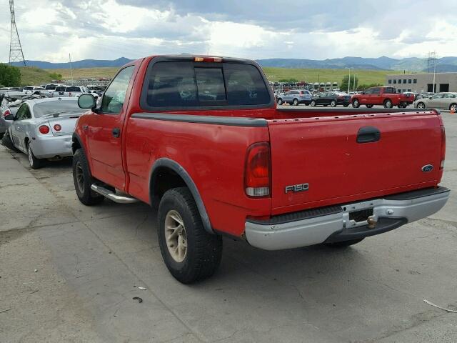 1FTZF1820XNA32719 - 1999 FORD F150 RED photo 3