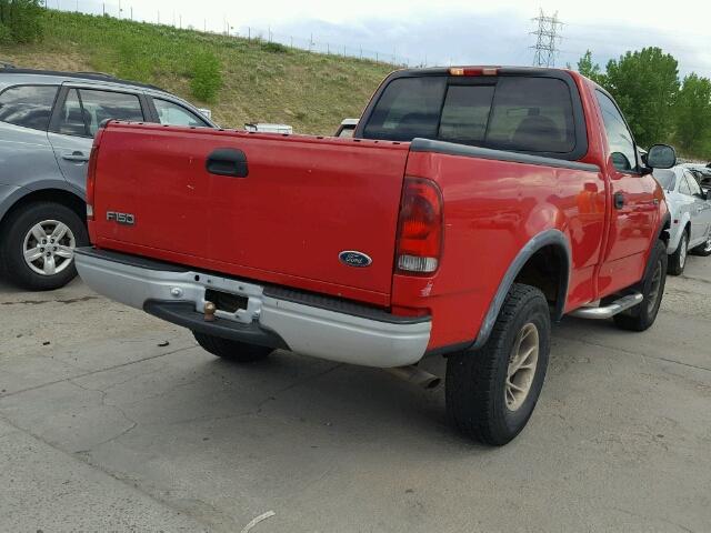 1FTZF1820XNA32719 - 1999 FORD F150 RED photo 4