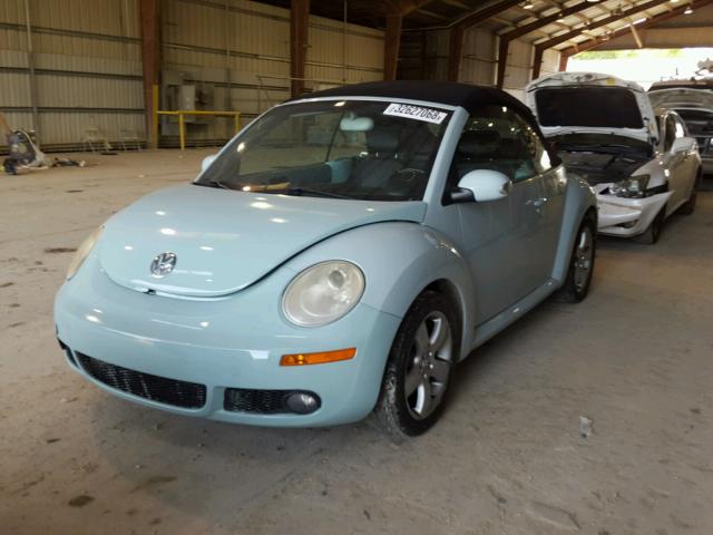 3VWSF31Y56M329907 - 2006 VOLKSWAGEN NEW BEETLE BLUE photo 2