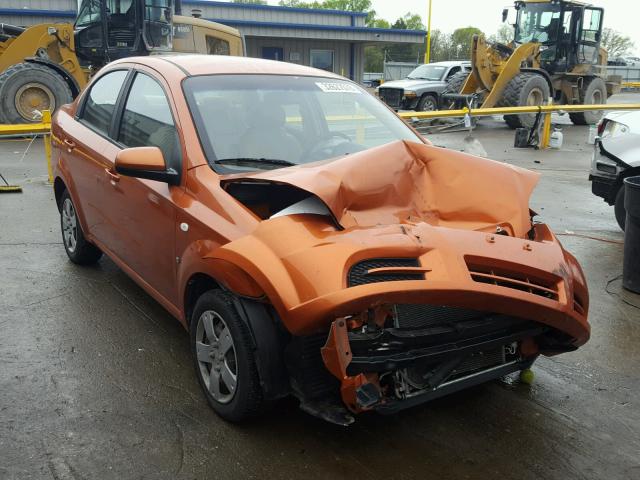 KL1TD56677B175216 - 2007 CHEVROLET AVEO BASE Narıncı foto 1
