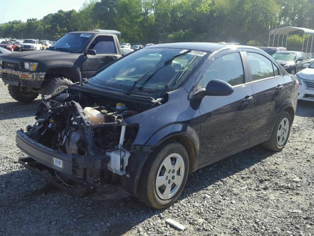 1G1JA5SG6F4216762 - 2015 CHEVROLET SONIC LS 蓝色 照片 2