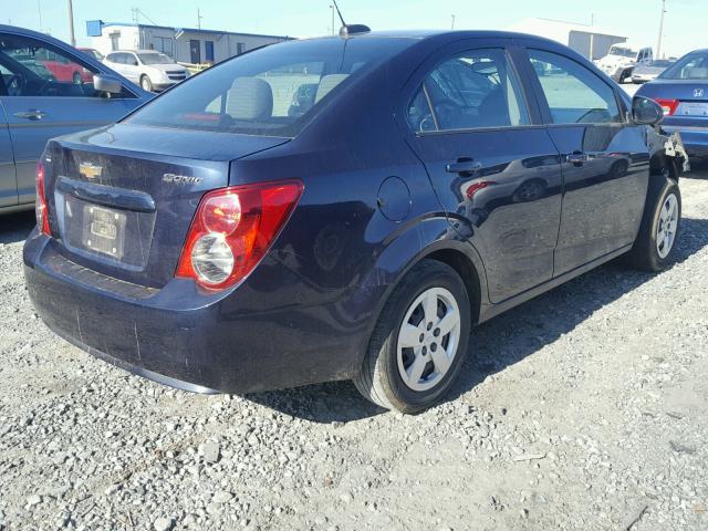 1G1JA5SG6F4216762 - 2015 CHEVROLET SONIC LS 蓝色 照片 4
