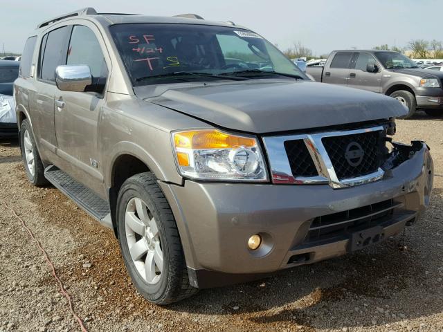 5N1BA08CX8N604346 - 2008 NISSAN ARMADA SE GOLD photo 1