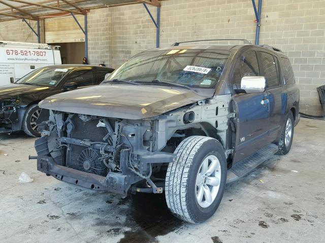 5N1AA08A15N717477 - 2005 NISSAN ARMADA SE CHARCOAL photo 2