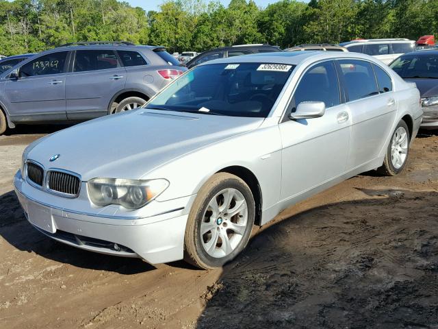 WBAGN63535DS56110 - 2005 BMW 745 LI SILVER photo 2