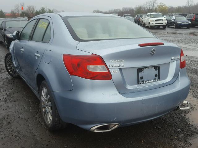 JS2RF9A35A6100621 - 2010 SUZUKI KIZASHI SE BLUE photo 3