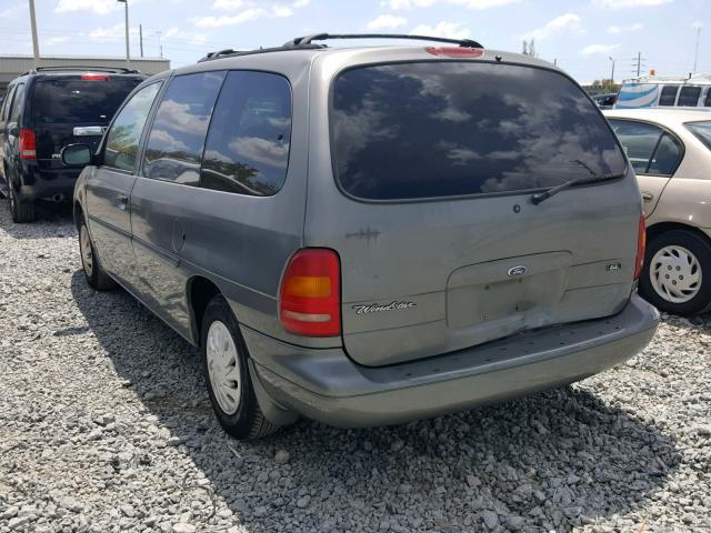 2FMZA5141WBD74784 - 1998 FORD WINDSTAR W BLUE photo 3