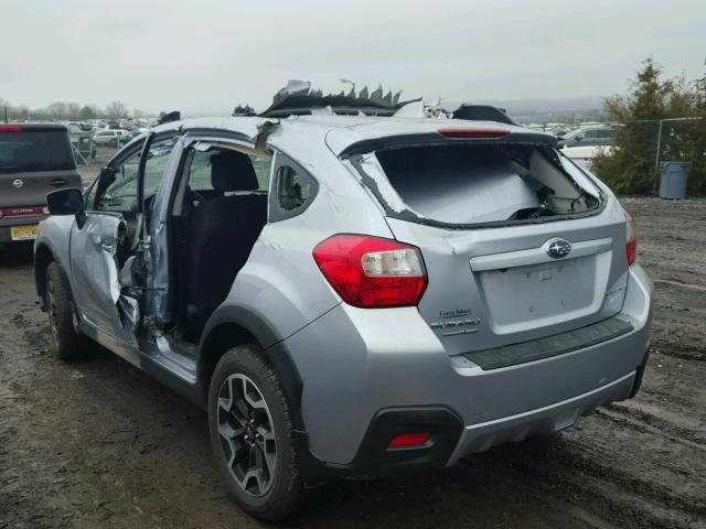 JF2GPADC5HH242348 - 2017 SUBARU CROSSTREK SILVER photo 3