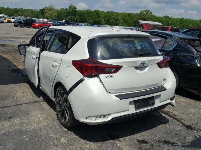 JTNKARJE6HJ529281 - 2017 TOYOTA COROLLA IM WHITE photo 3