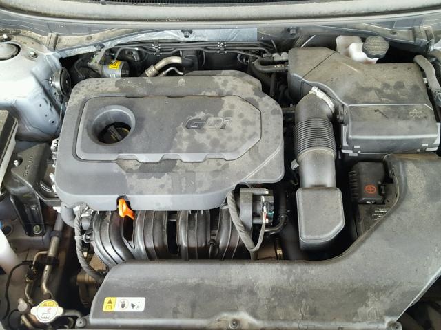 5NPE34AF6FH064188 - 2015 HYUNDAI SONATA SPO SILVER photo 7