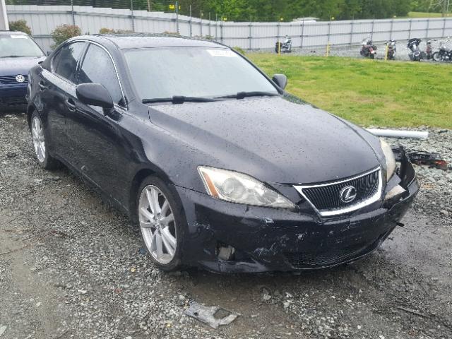 JTHBK262865005108 - 2006 LEXUS IS 250 BLACK photo 1