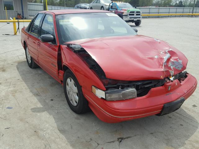 1G3WH54T5PD314878 - 1993 OLDSMOBILE CUTLASS SU RED photo 1