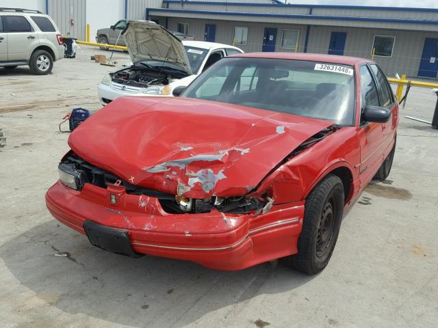 1G3WH54T5PD314878 - 1993 OLDSMOBILE CUTLASS SU RED photo 2