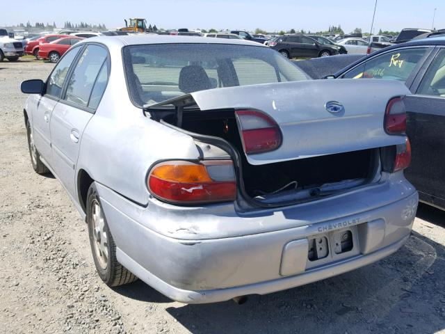 1G1NE52J1X6162777 - 1999 CHEVROLET MALIBU LS 银色 照片 3