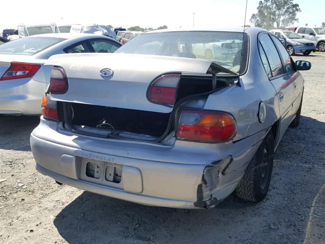 1G1NE52J1X6162777 - 1999 CHEVROLET MALIBU LS 银色 照片 4