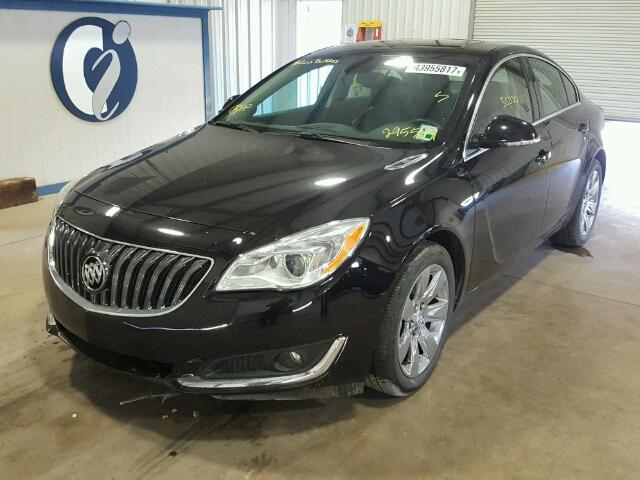 2G4GK5EX8F9295564 - 2015 BUICK REGAL BLACK photo 2