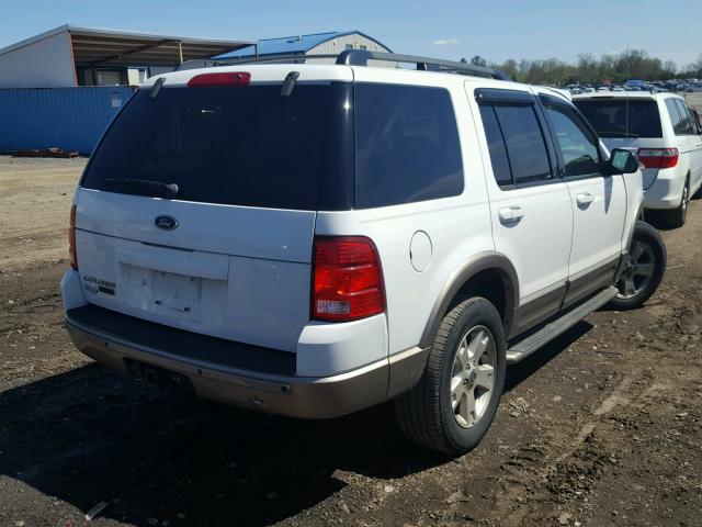 1FMZU74K13UB68643 - 2003 FORD EXPLORER E WHITE photo 4