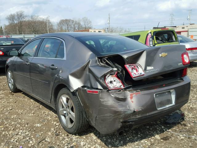 1G1ZC5E09AF151723 - 2010 CHEVROLET MALIBU 1LT GRAY photo 3