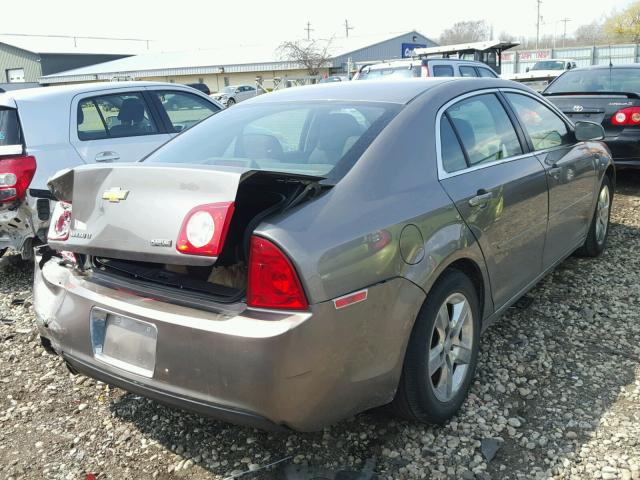 1G1ZC5E09AF151723 - 2010 CHEVROLET MALIBU 1LT GRAY photo 4