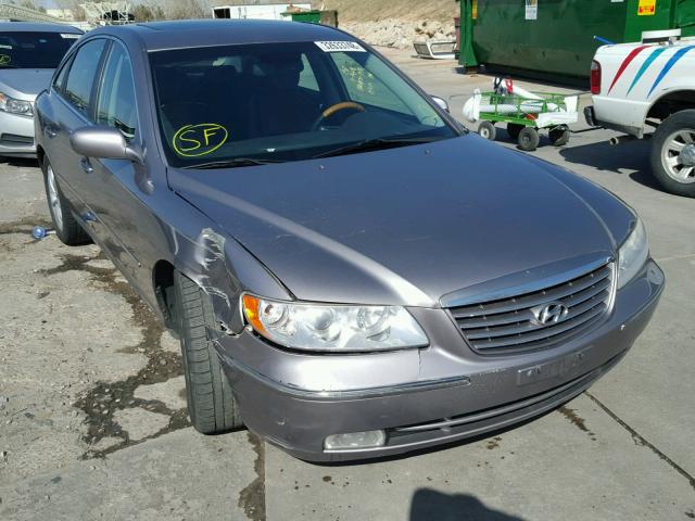 KMHFC46F76A050753 - 2006 HYUNDAI AZERA SE GRAY photo 1