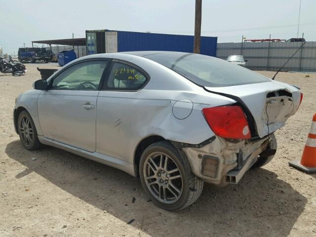 JTKDE177850001943 - 2005 TOYOTA SCION TC 灰色 照片 3