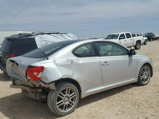 JTKDE177850001943 - 2005 TOYOTA SCION TC 灰色 照片 4