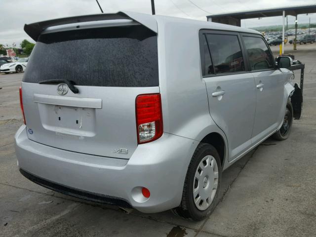 JTLZE4FE3DJ031413 - 2013 TOYOTA SCION XB SILVER photo 4