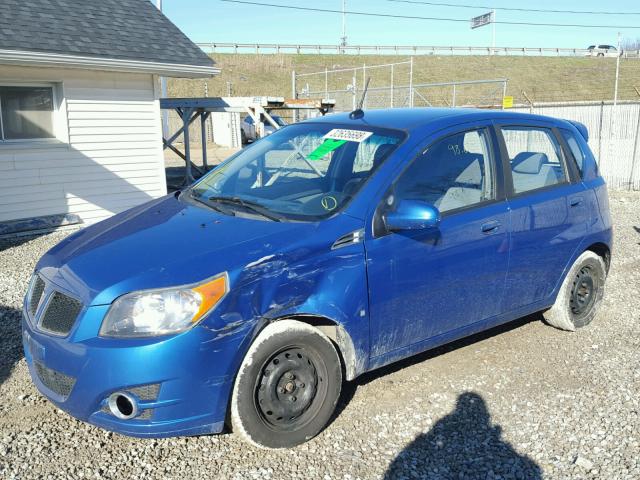 KL2TD66E79B671662 - 2009 PONTIAC G3 BLUE photo 2